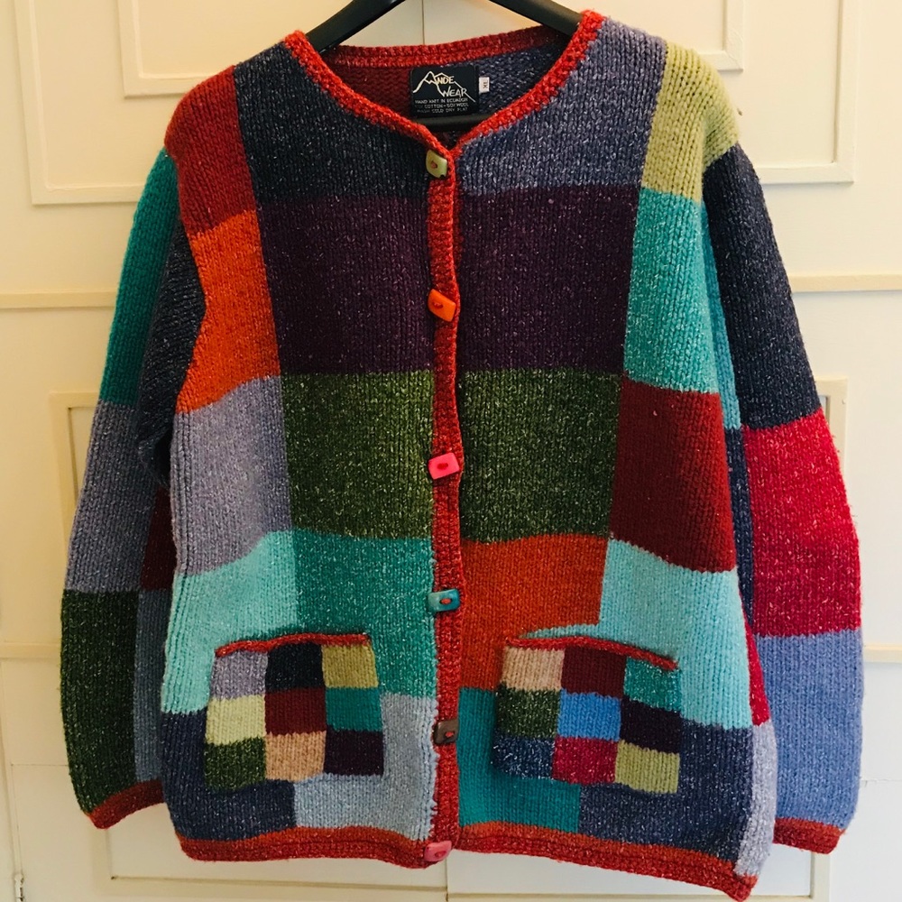 XL Ande Wear Color Block Sweater